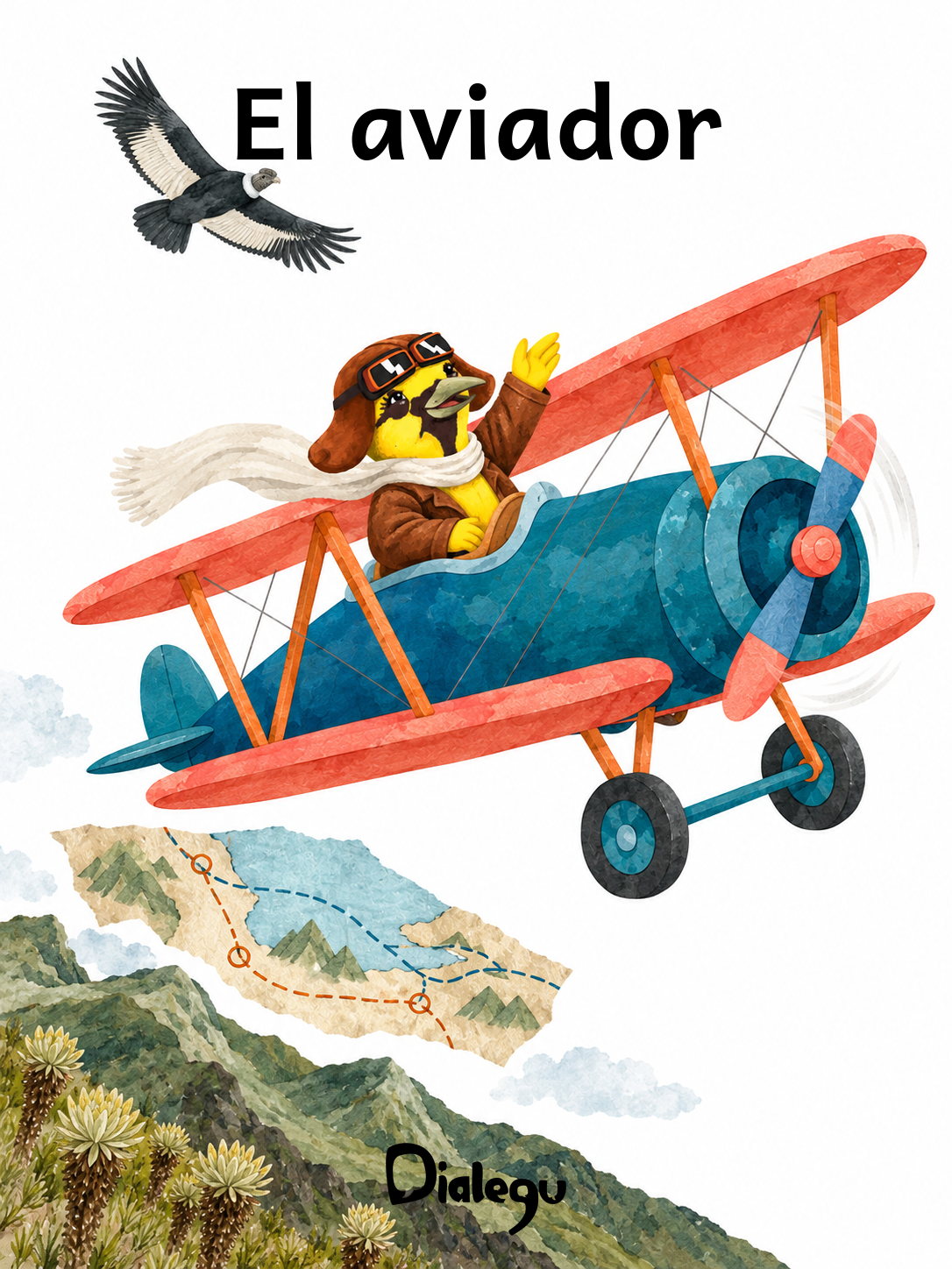Portada de El Aviador. Cómo aprendió a volar Camilo Daza