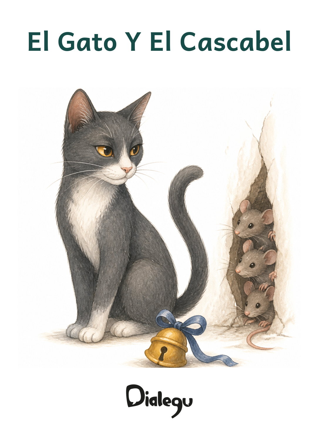 Portada de El gato y el cascabel